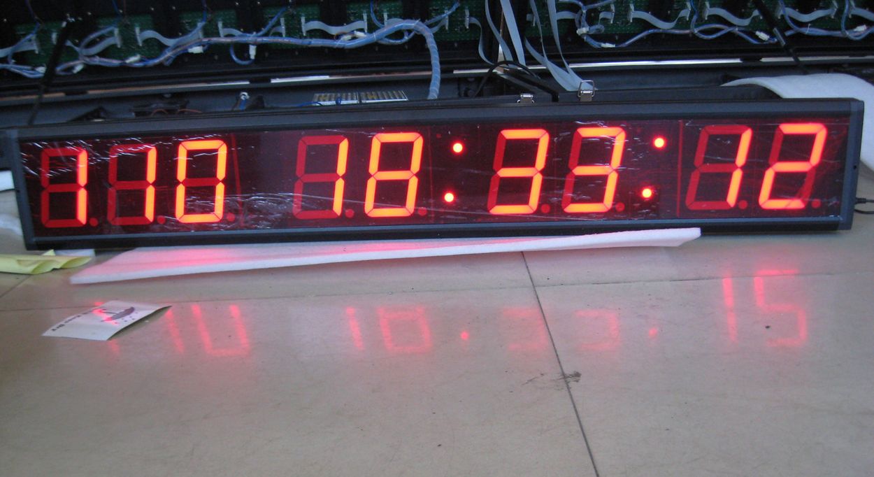 led count up timer