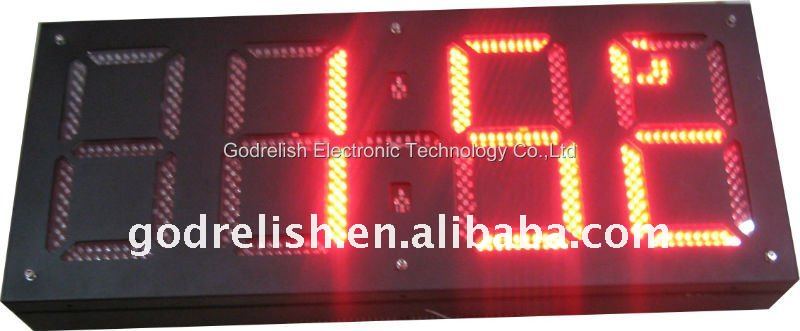 outdoor led temperature display